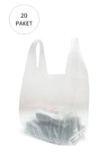 Şeffaf Atlet Poşet Orta Boy 28x50 cm 20 Paket Takriben 4.000 Adet
