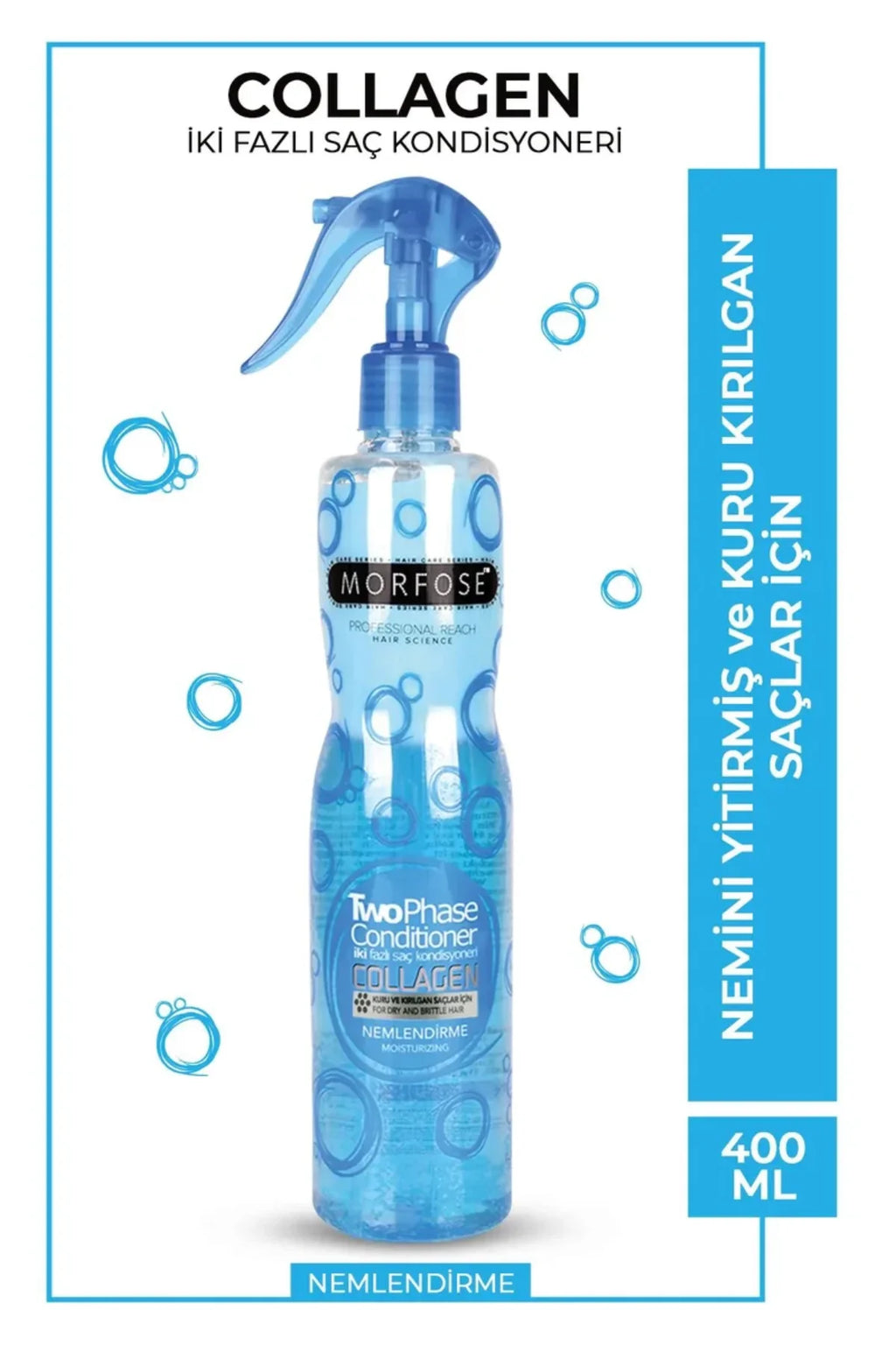 Kolajen Çift Fazlı Kondisyoner Fön Suyu 400 ML - mrfs