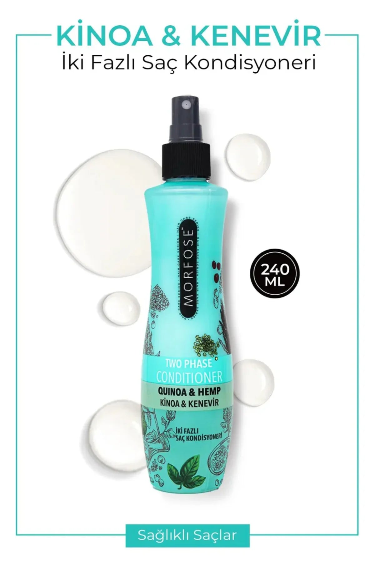 Çift Fazlı Kinoa & Kenevir Kondisyoner Fön Suyu 240 ML - mrfs