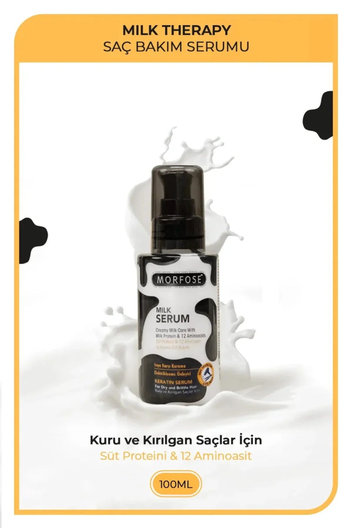 Milk Therapy Kremsi Saç Serum 100 ML - Onarıcı Bakım - mrfs