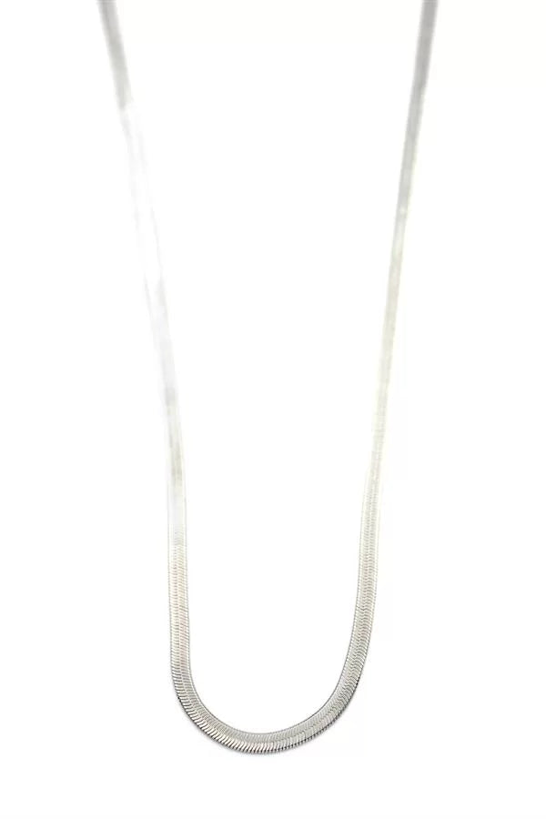 Xuping İtalyan Zincir Kolye-60cm - Gümüş