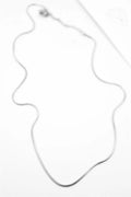 Yılan Zincir Kolye - 46cm - Gümüş